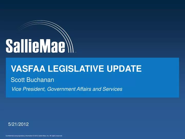 vasfaa legislative update