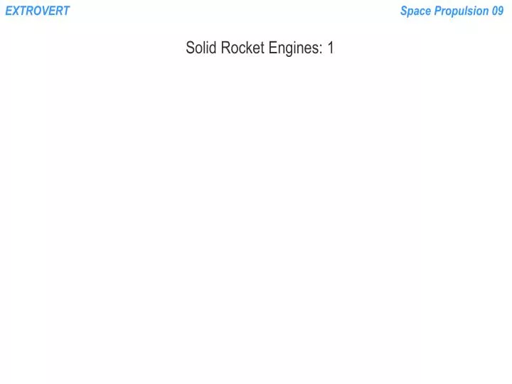 solid rocket engines 1