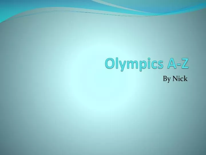 olympics a z