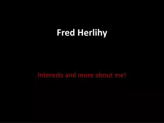 Fred Herlihy