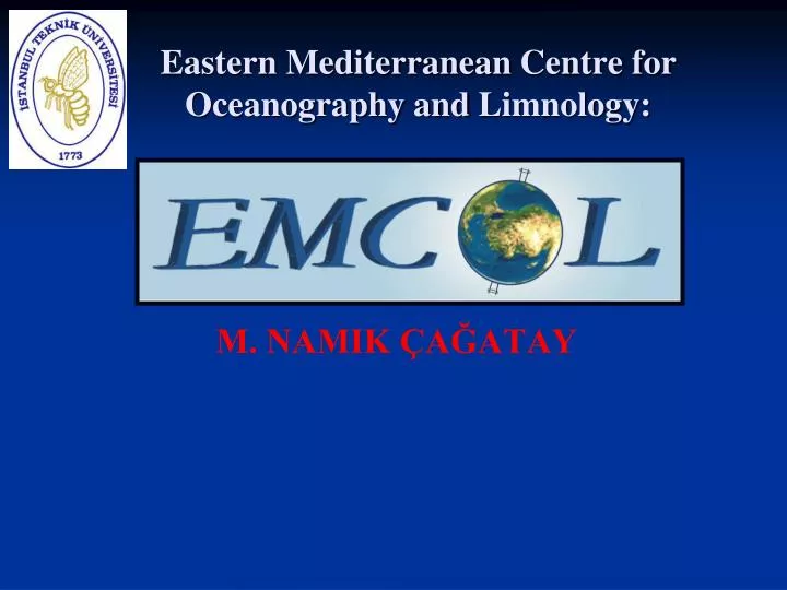 eastern mediterranean centre for oceanography and limnology