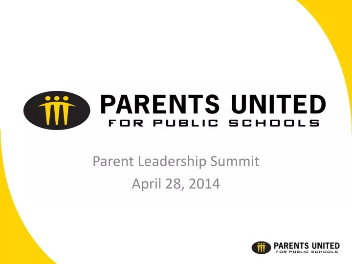 parent leadership summit april 28 2014