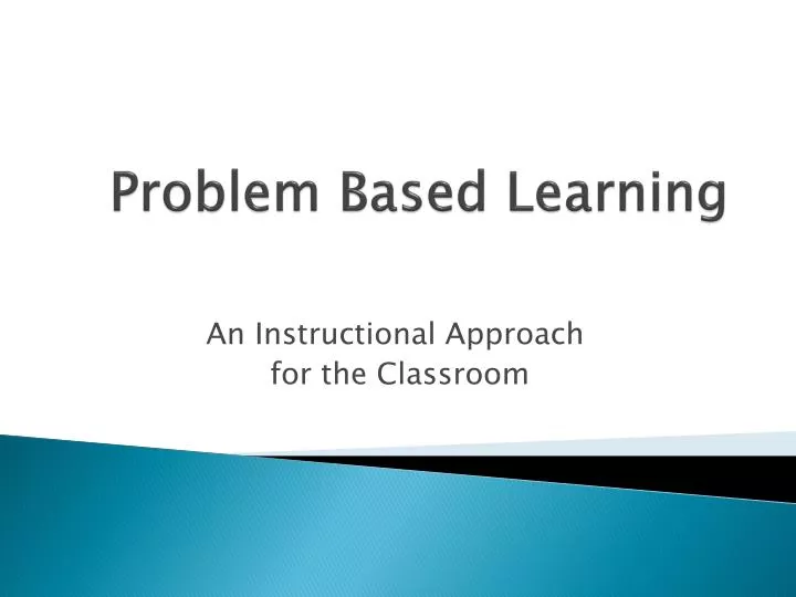 problem based learning