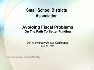 Small School Districts Association