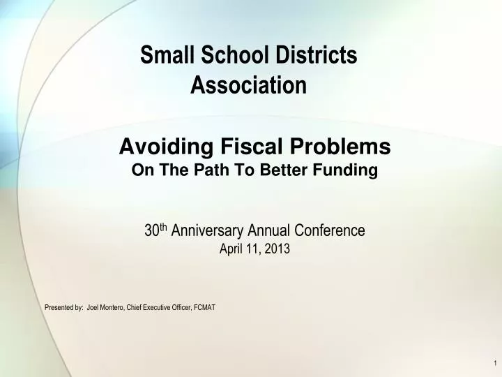 small school districts association
