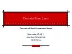 Overview of the Chehalis River Basin Work Program and Key Issues - slide 1