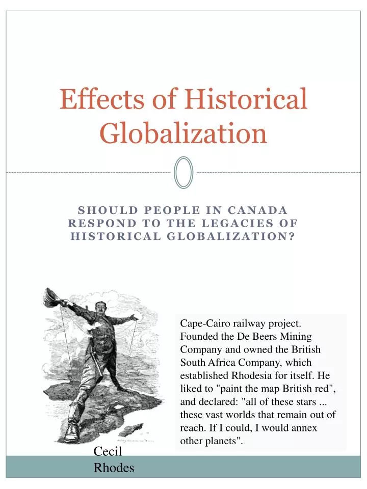 effects of historical globalization