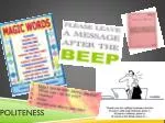 Politeness - slide 1