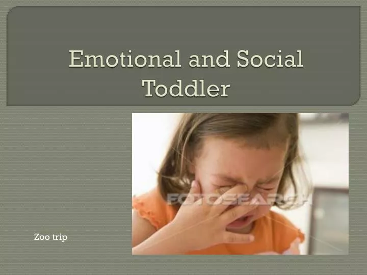 emotional and social toddler