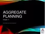 Aggregate Planning - slide 1