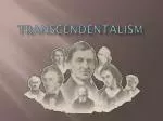 Transcendentalism