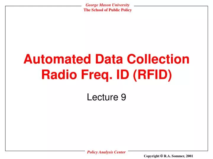 automated data collection radio freq id rfid