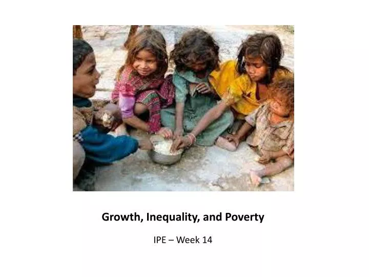 growth inequality and poverty