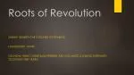 Roots of Revolution - slide 1