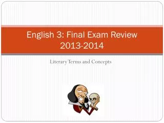 English 3: Final Exam Review 2013-2014