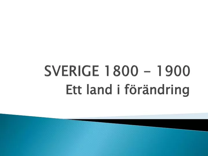 sverige 1800 1900