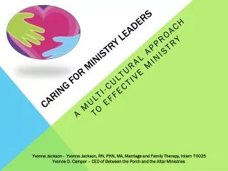 Caring for ministry leaders