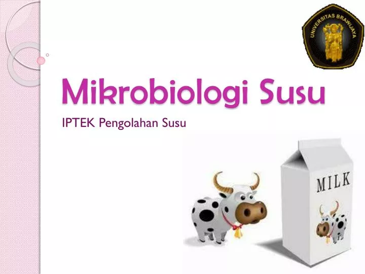 mikrobiologi susu