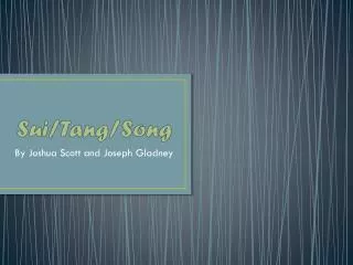 Sui/Tang/Song