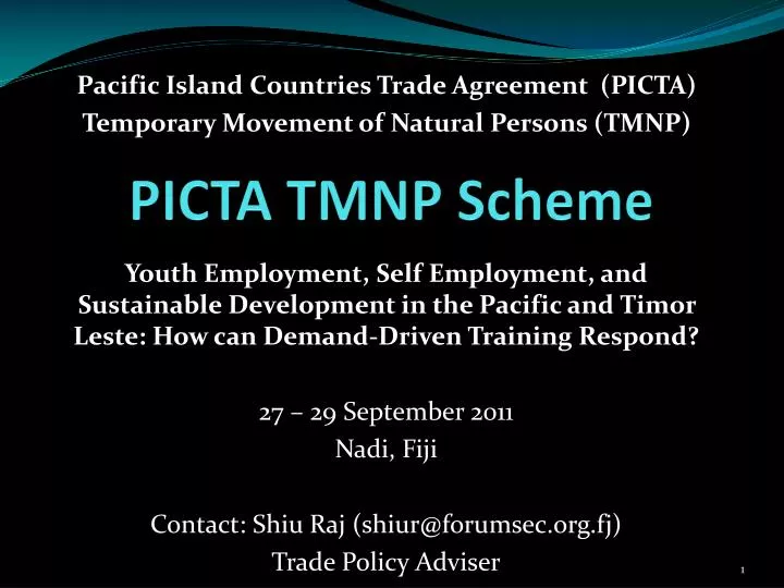 picta tmnp scheme