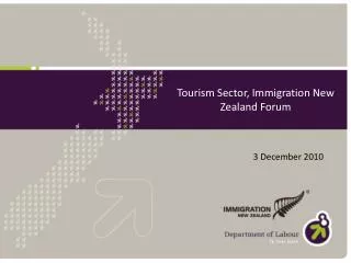 Tourism Sector, Immigration New Zealand Forum