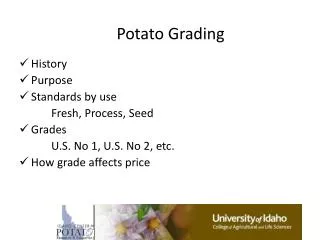 Potato Grading