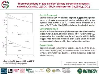 Thermochemistry of two calcium silicate carbonate minerals: