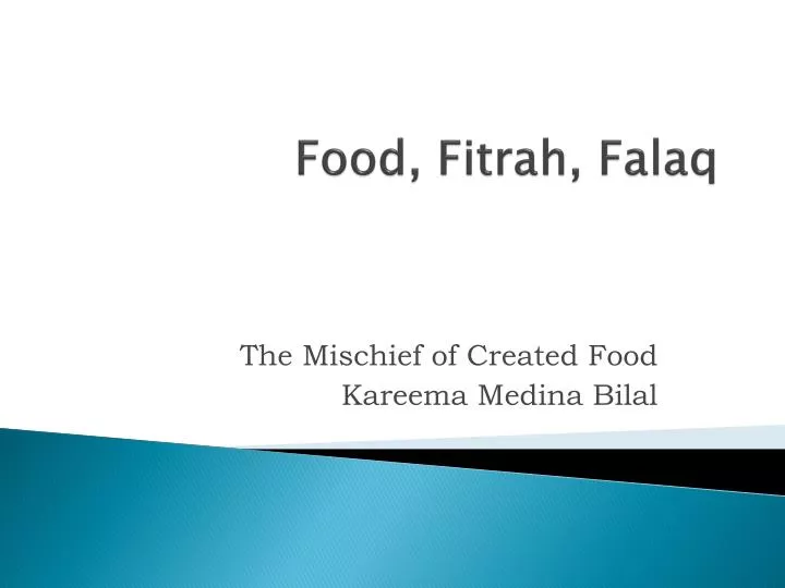 food fitrah falaq