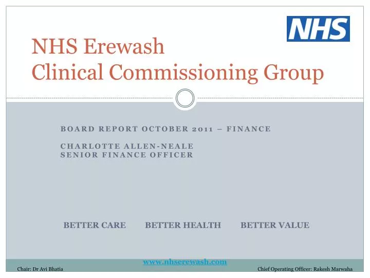 nhs erewash clinical commissioning group