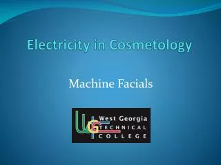 Electricity in Cosmetology