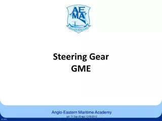Steering Gear GME
