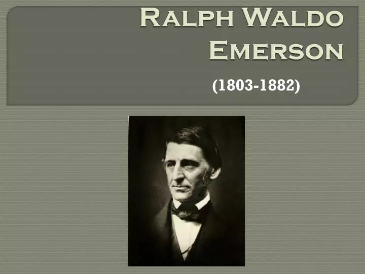 ralph waldo emerson