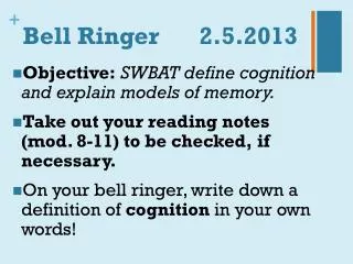 Bell Ringer		2.5.2013