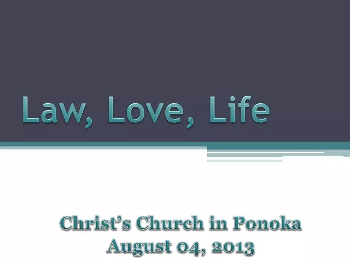 law love life