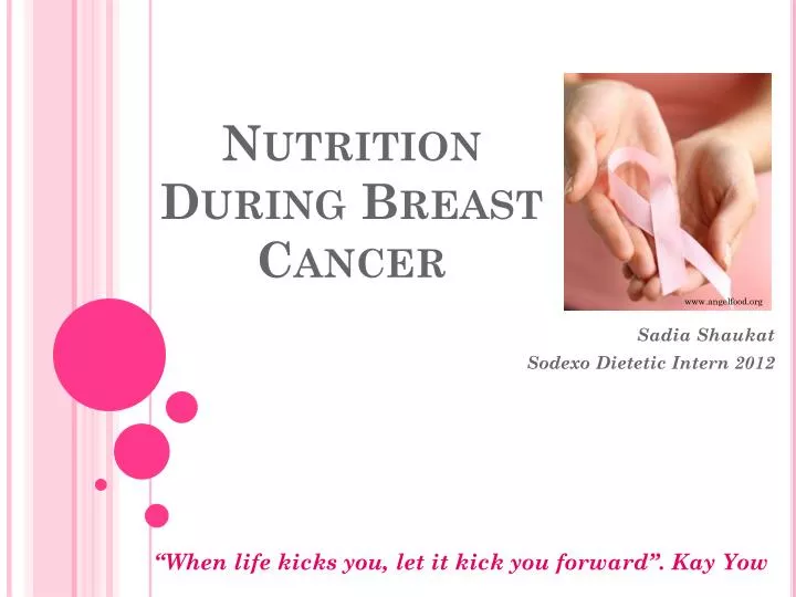 nutrition during breast cancer
