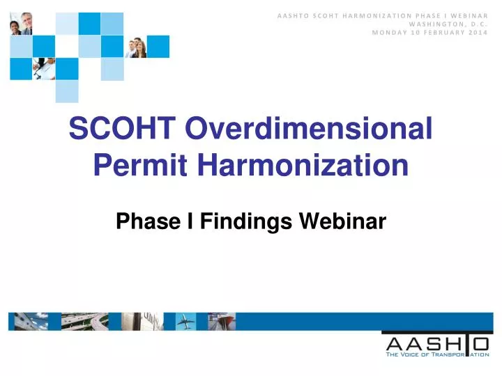 scoht overdimensional permit harmonization