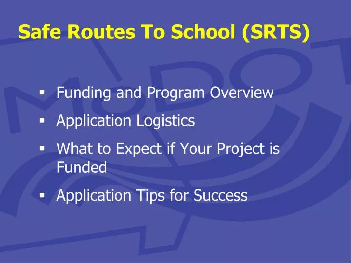 safe routes to school srts