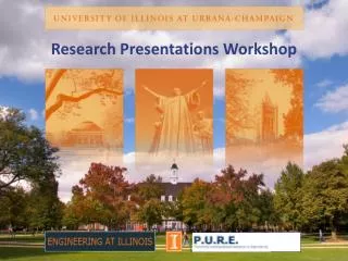 Research Presentations Workshop