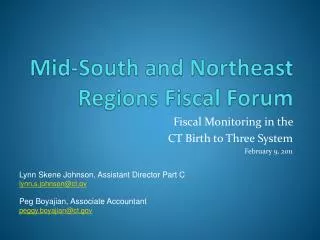 mid south and northeast regions fiscal forum