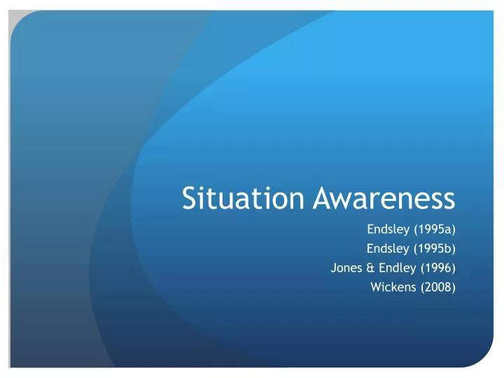 Situational Awareness Starts with the Size-Up - Situational Awareness  Matters!™