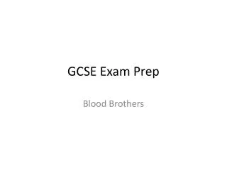 GCSE Exam Prep