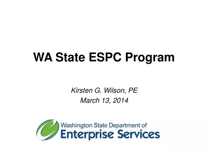 wa state espc program