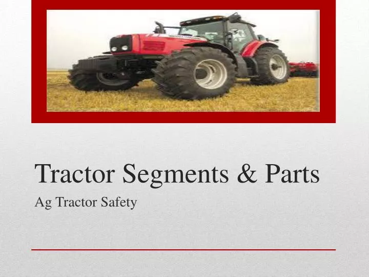 tractor segments parts