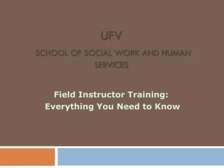 ufv school of social work and human services