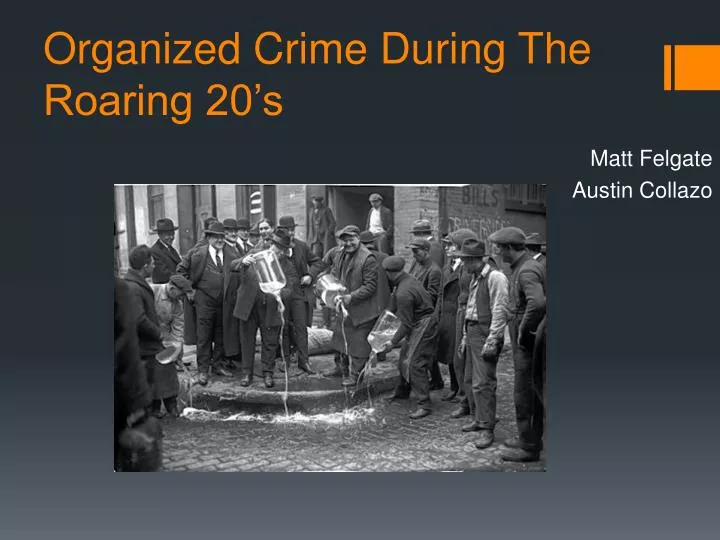 organized crime during the roaring 20 s
