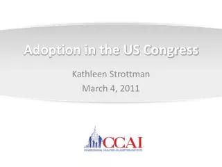 Adoption in the US Congress