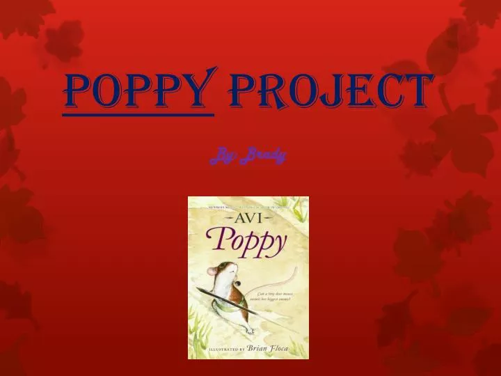 poppy project