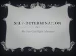Self-determination - slide 1