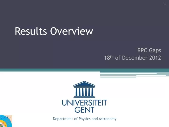 results overview