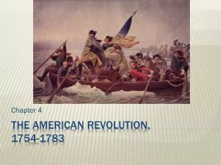 The American revolution, 1754-1783
